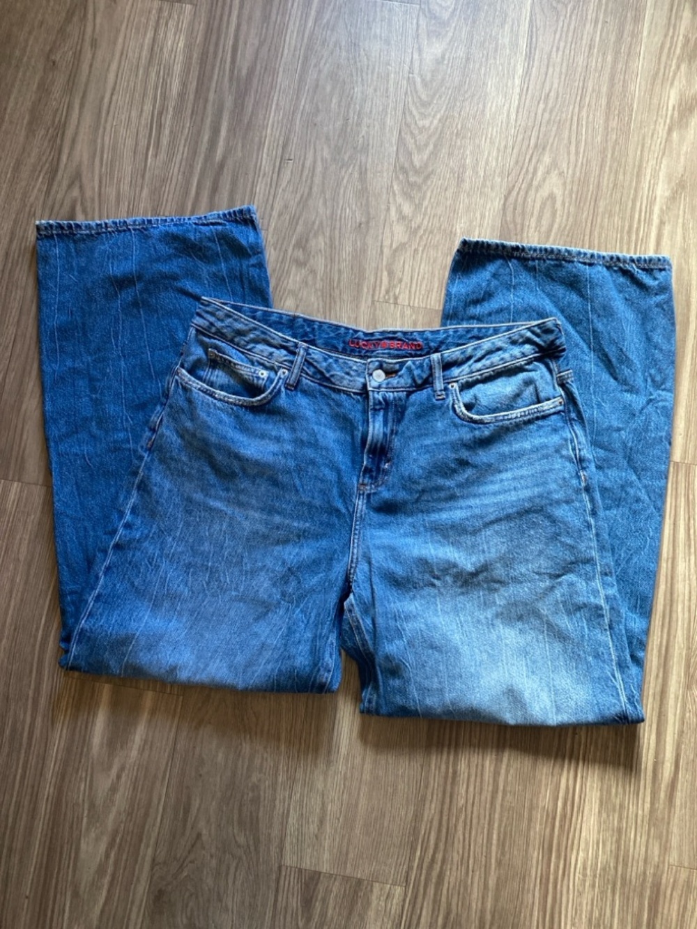 Lucky Brand Baggy Wide Leg Jeans